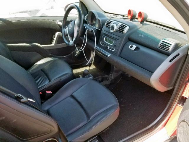 WMEEK31XX9K254444 - 2009 SMART FORTWO PAS 红色 照片 5