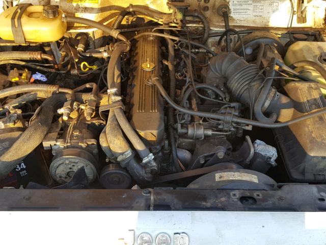 1J4FJ27L7LL210496 - 1990 JEEP CHEROKEE WHITE photo 7