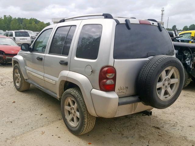 1J4GL58K85W650461 - 2005 JEEP LIBERTY LI SILVER photo 3