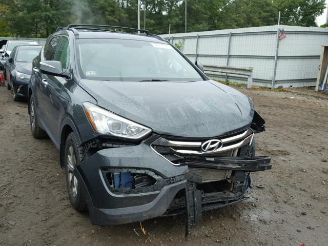 5XYZUDLB8EG172102 - 2014 HYUNDAI SANTA FE S GRAY photo 1