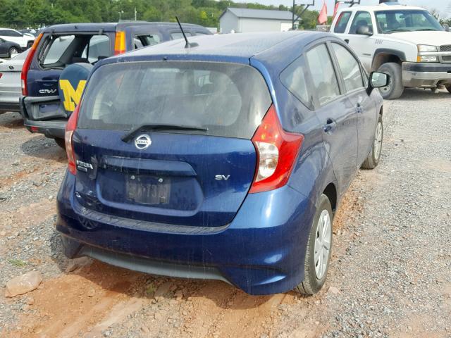 3N1CE2CP5JL356518 - 2018 NISSAN VERSA NOTE BLUE photo 4