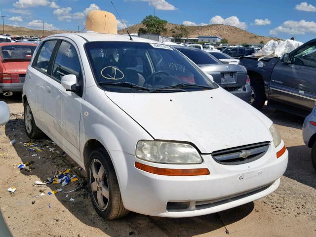 KL1TD66657B787176 - 2007 CHEVROLET AVEO BASE 白色 照片 1