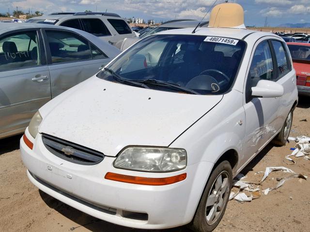 KL1TD66657B787176 - 2007 CHEVROLET AVEO BASE 白色 照片 2