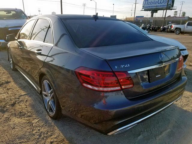 WDDHF5KB7GB224691 - 2016 MERCEDES-BENZ E 350 GRAY photo 3