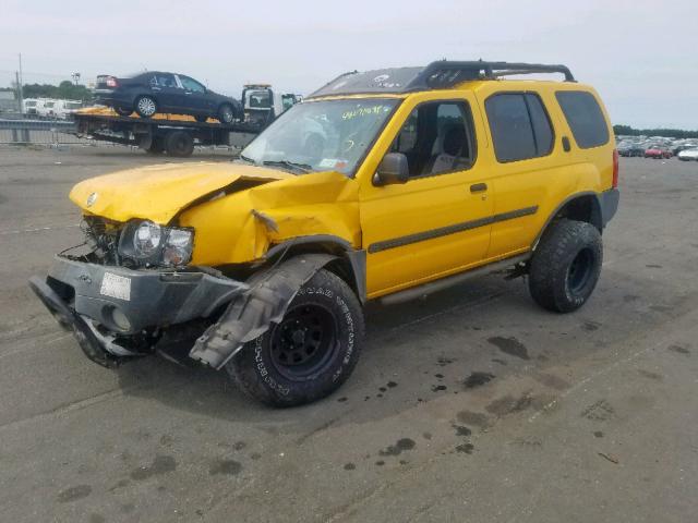 5N1ED28Y62C588385 - 2002 NISSAN XTERRA XE YELLOW photo 2