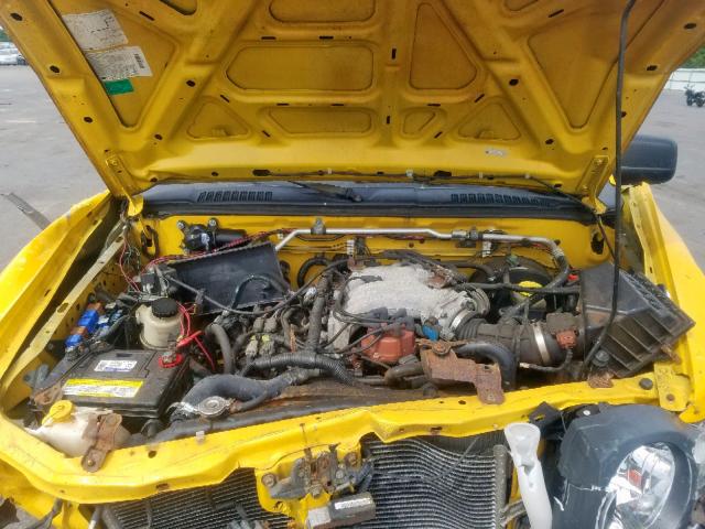 5N1ED28Y62C588385 - 2002 NISSAN XTERRA XE YELLOW photo 7