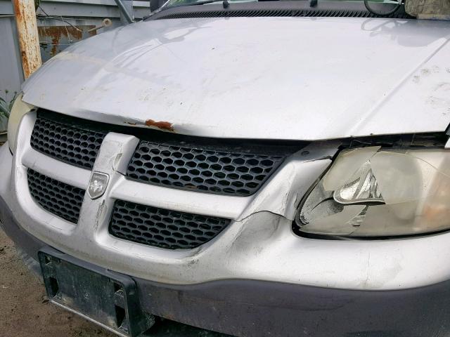 1D4GP25R23B125073 - 2003 DODGE CARAVAN SE SILVER photo 9