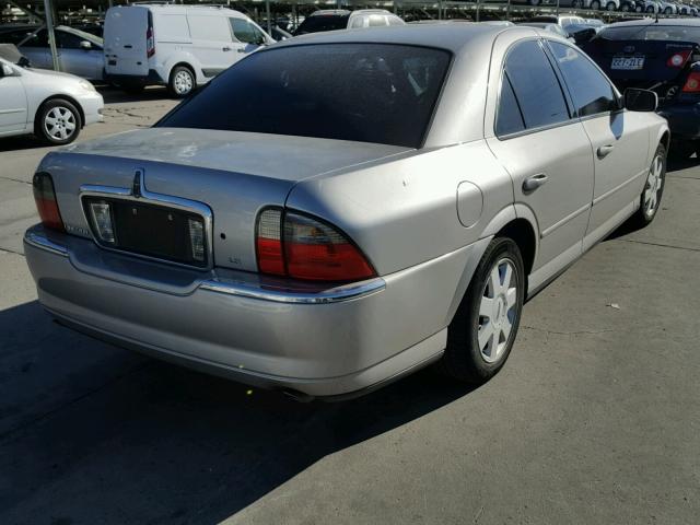 1LNHM86S05Y600388 - 2005 LINCOLN LS GRAY photo 4