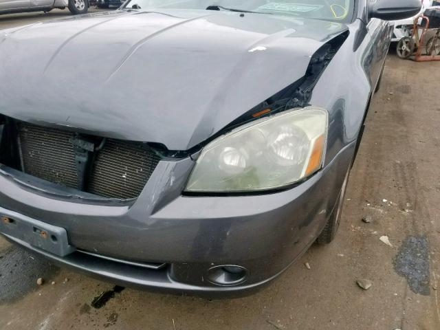 1N4BL11E55C137057 - 2005 NISSAN ALTIMA SE GRAY photo 9