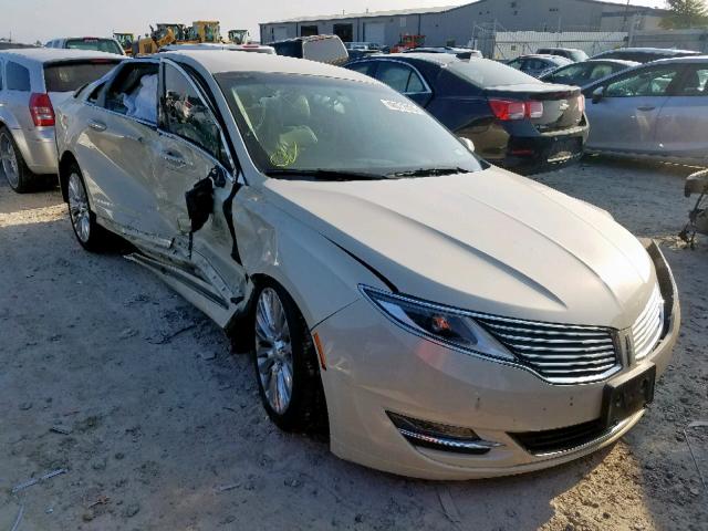 3LN6L2G92ER831729 - 2014 LINCOLN MKZ CREAM photo 1