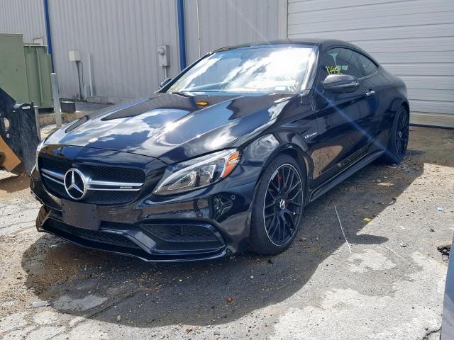 WDDWJ8HB7HF513370 - 2017 MERCEDES-BENZ C 63 AMG-S BLACK photo 2