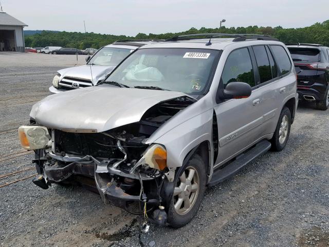 1GKDT13S842294855 - 2004 GMC ENVOY SILVER photo 2