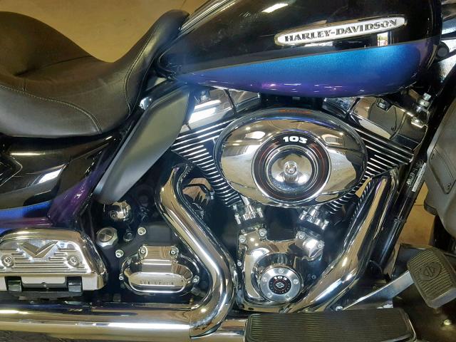 1HD1KEM14AB622216 - 2010 HARLEY-DAVIDSON FLHTK BLUE photo 7