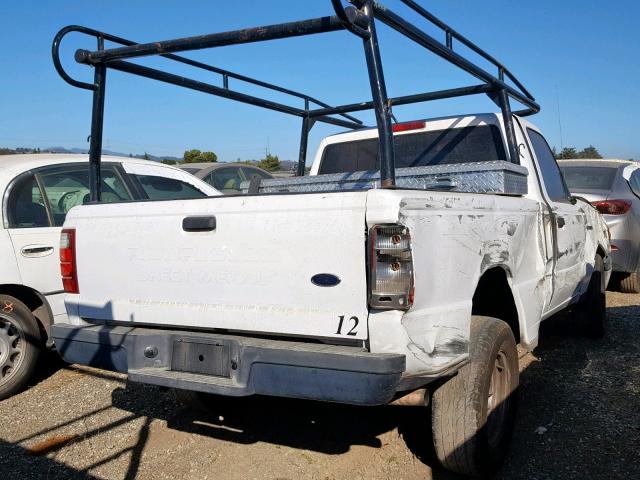 1FTYR10D55PA13083 - 2005 FORD RANGER WHITE photo 4