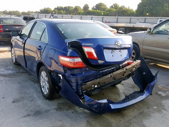 JTNBK46KX73015886 - 2007 TOYOTA CAMRY NEW BLUE photo 3