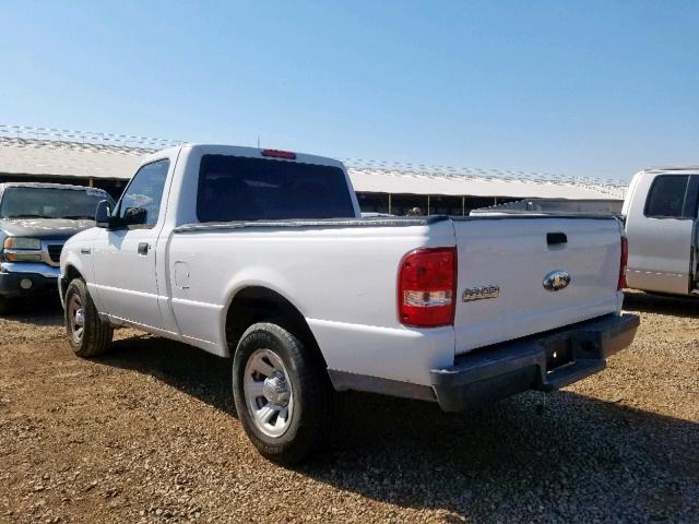 1FTYR10U17PA56337 - 2007 FORD RANGER WHITE photo 3