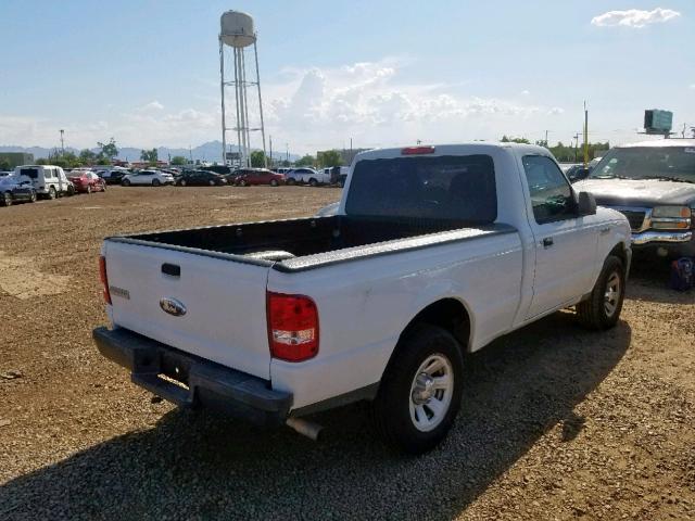 1FTYR10U17PA56337 - 2007 FORD RANGER WHITE photo 4