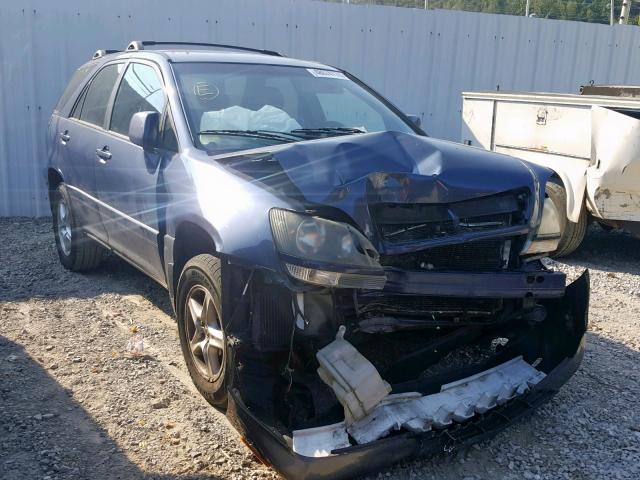 JT6HF10U5Y0121247 - 2000 LEXUS RX 300 BLUE photo 1