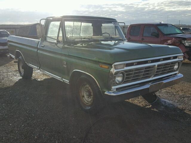 F25YRT27535 - 1974 FORD F-250 GREEN photo 1