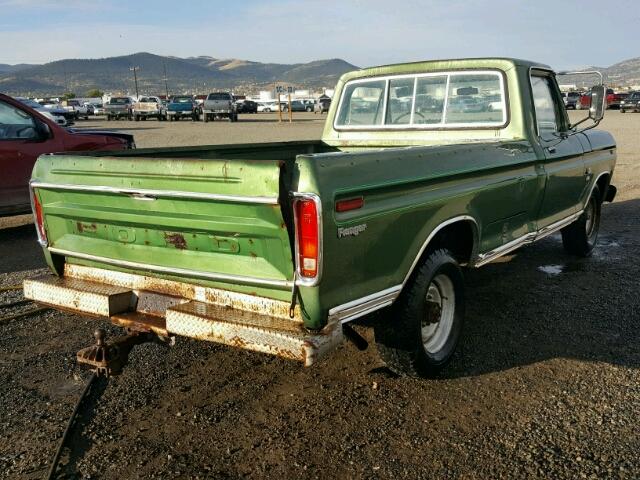 F25YRT27535 - 1974 FORD F-250 GREEN photo 4