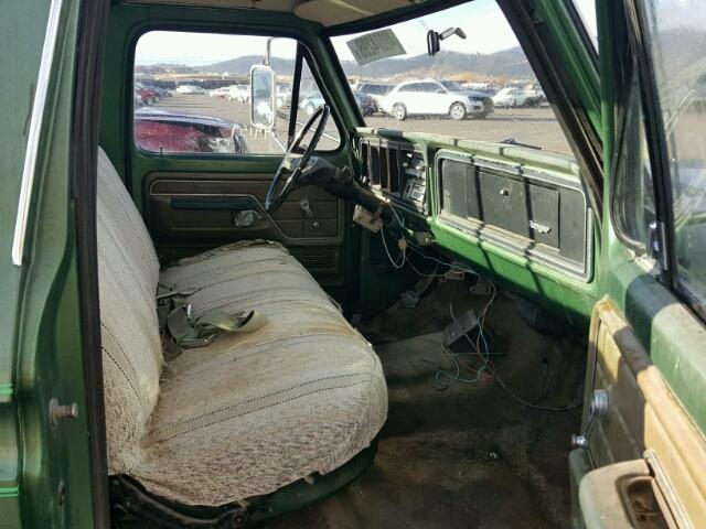 F25YRT27535 - 1974 FORD F-250 GREEN photo 5