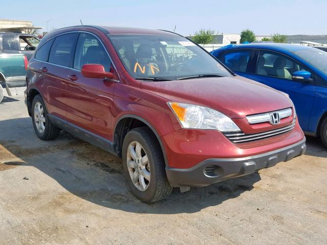 JHLRE38768C054928 - 2008 HONDA CR-V EXL RED photo 1