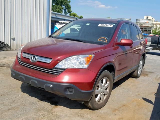 JHLRE38768C054928 - 2008 HONDA CR-V EXL RED photo 2