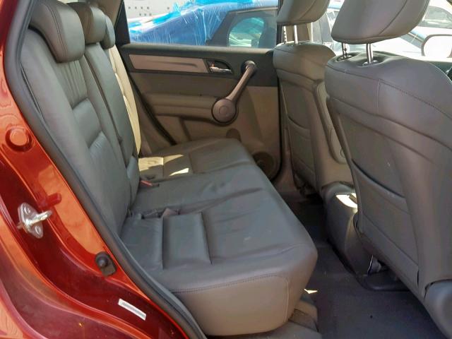 JHLRE38768C054928 - 2008 HONDA CR-V EXL RED photo 6