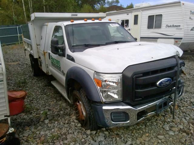 1FDUF5HT0BEA92062 - 2011 FORD F550 SUPER WHITE photo 1