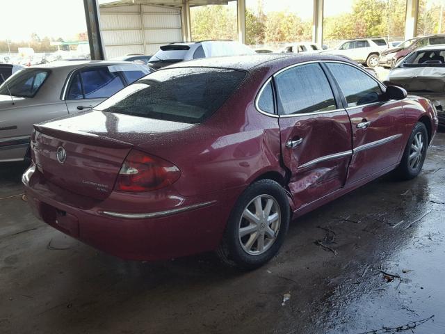 2G4WD532951318666 - 2005 BUICK LACROSSE C BURGUNDY photo 9