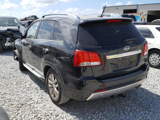 5XYKW4A29CG299940 - 2012 KIA SORENTO SX BLACK photo 3