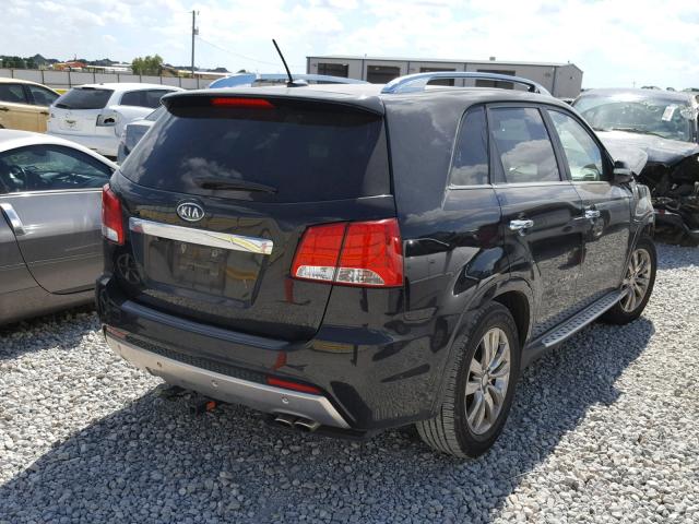 5XYKW4A29CG299940 - 2012 KIA SORENTO SX BLACK photo 4