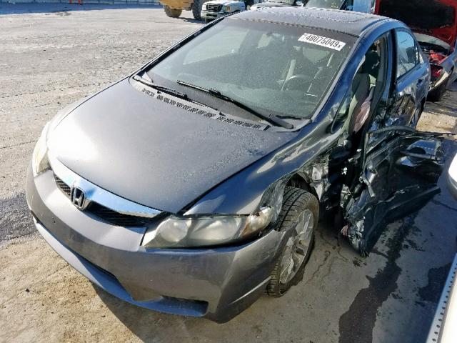 19XFA1F88BE005015 - 2011 HONDA CIVIC EX GRAY photo 2