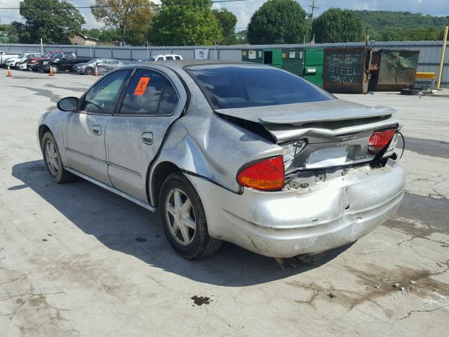 1G3NL52F94C118306 - 2004 OLDSMOBILE ALERO GL SILVER photo 3