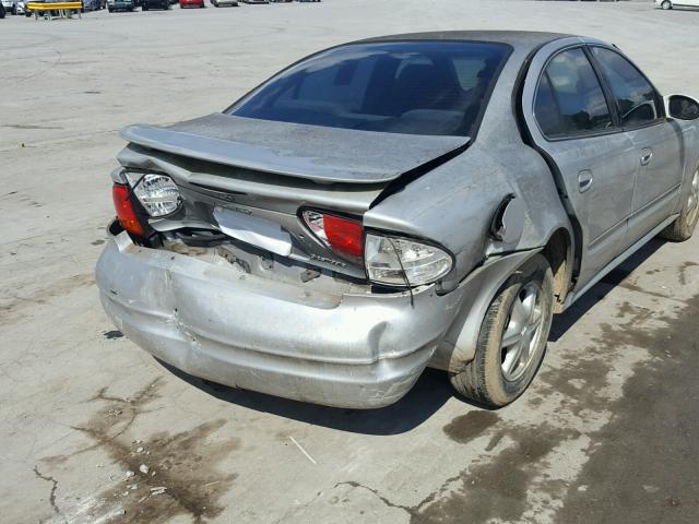 1G3NL52F94C118306 - 2004 OLDSMOBILE ALERO GL SILVER photo 9