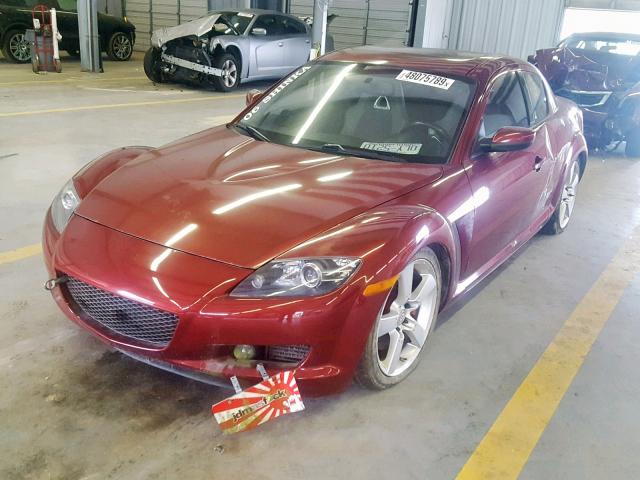 JM1FE173160205434 - 2006 MAZDA RX8 RED photo 2