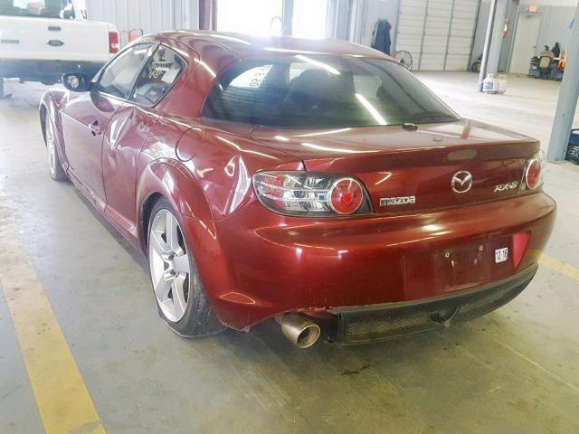 JM1FE173160205434 - 2006 MAZDA RX8 RED photo 3