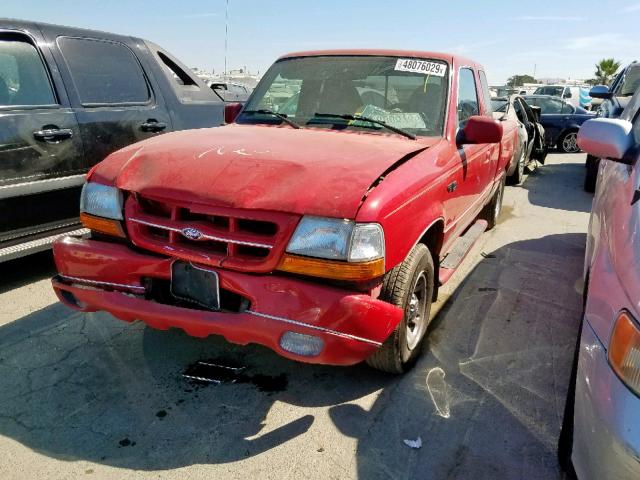 1FTYR14V6XPB07785 - 1999 FORD RANGER SUP RED photo 2