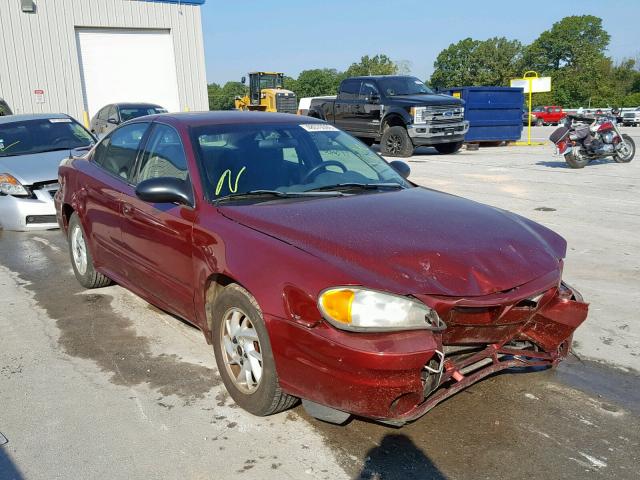 1G2NF52E13C203710 - 2003 PONTIAC GRAND AM S MAROON photo 1