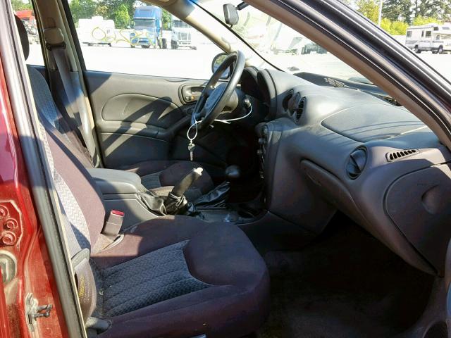 1G2NF52E13C203710 - 2003 PONTIAC GRAND AM S MAROON photo 5