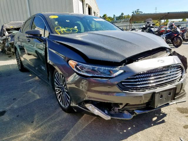 3FA6P0SU6HR129934 - 2017 FORD FUSION TIT GRAY photo 1