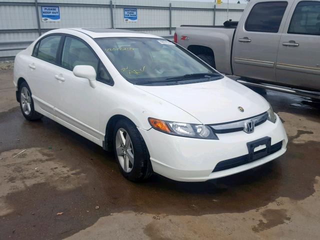 1HGFA16827L028760 - 2007 HONDA CIVIC EX WHITE photo 1