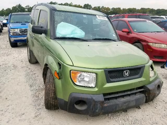 5J6YH28736L007700 - 2006 HONDA ELEMENT EX GREEN photo 1