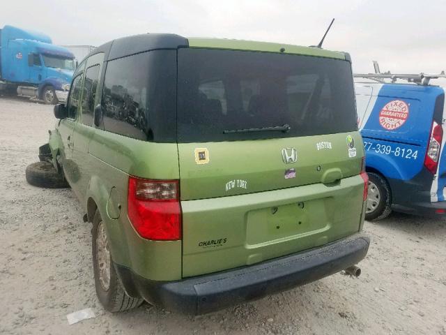 5J6YH28736L007700 - 2006 HONDA ELEMENT EX GREEN photo 3