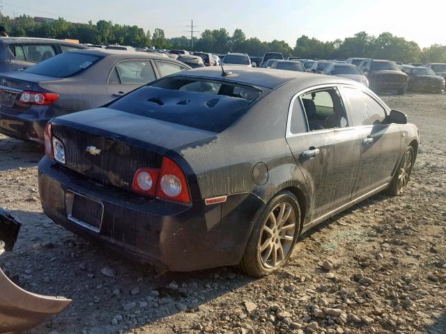 1G1ZK57748F158490 - 2008 CHEVROLET MALIBU LTZ შავი ფოტო 4