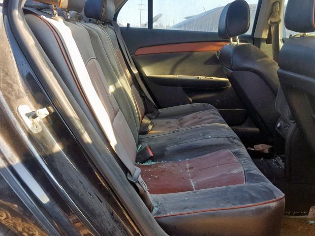 1G1ZK57748F158490 - 2008 CHEVROLET MALIBU LTZ შავი ფოტო 6