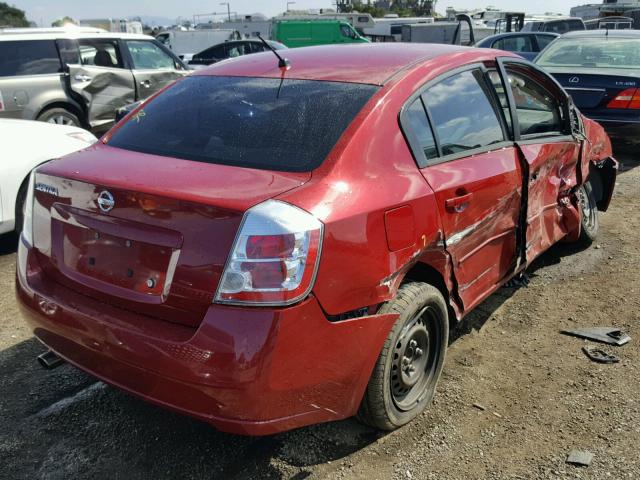 3N1AB61EX9L615654 - 2009 NISSAN SENTRA 2.0 RED photo 4