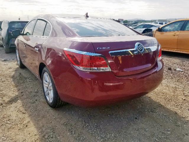 1G4GC5GD0BF343186 - 2011 BUICK LACROSSE C RED photo 3