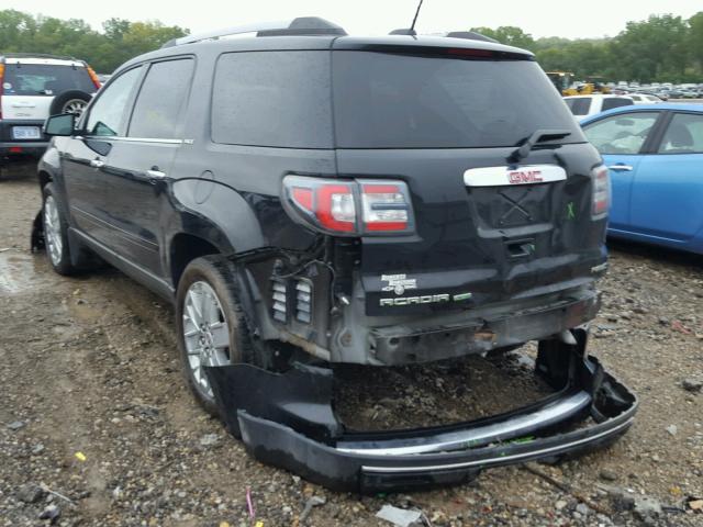 1GKKVSKD5HJ304604 - 2017 GMC ACADIA LIM BLACK photo 3