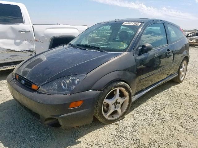 3FAHP39553R175191 - 2003 FORD FOCUS SVT BLACK photo 2